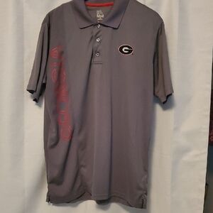 Georgia Bulldogs Knights Apparel Gray Polo Shirt